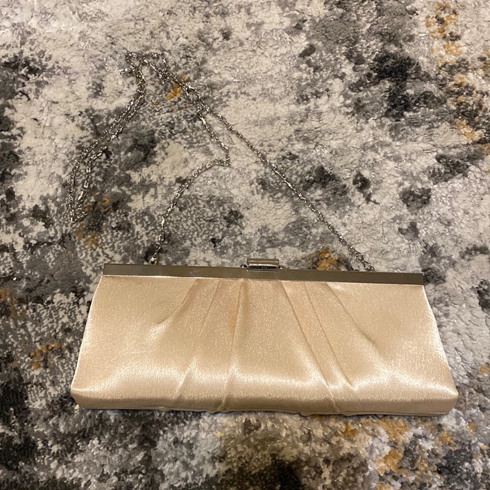 Gunne Sax by Jessica McClintock clutch with chain. Great condition.